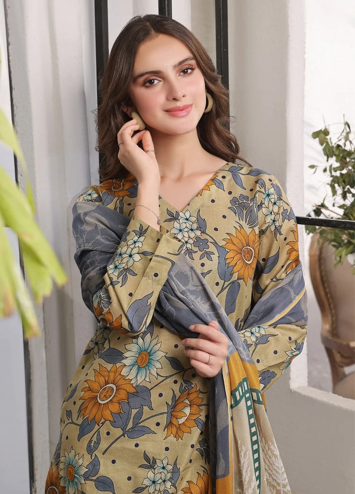 Feathers Pret Printed Lawn 3 Piece Suit Catelyn