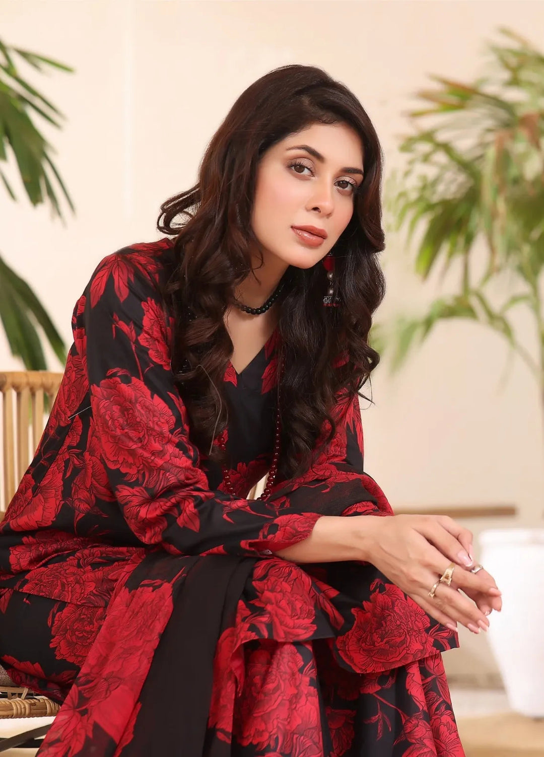 Feathers Pret Printed Lawn 3 Piece Suit Clover