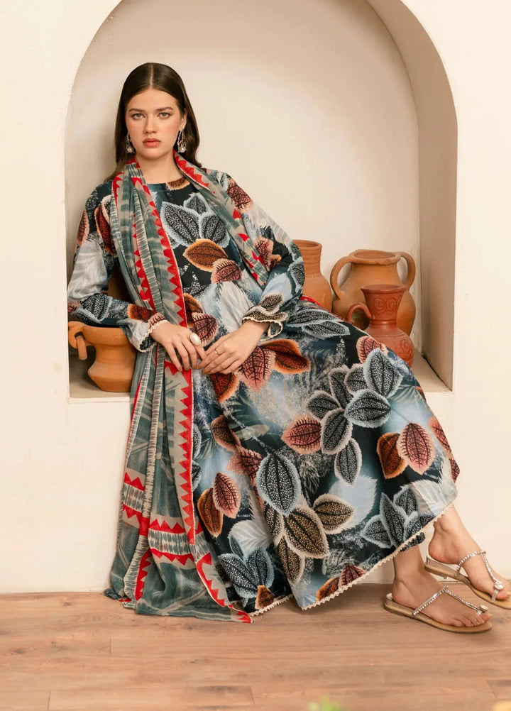 Feathers Pret Printed Lawn 3 Piece Suit Clyne