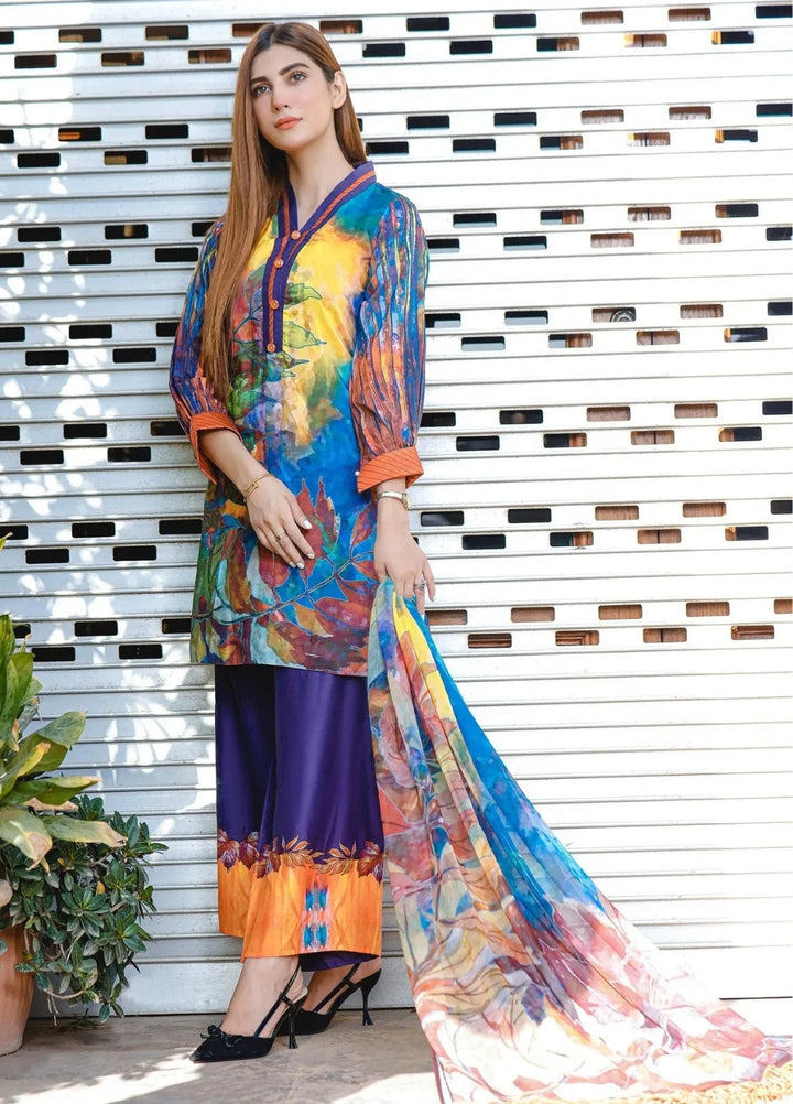 Feathers Pret Printed Lawn 3 Piece Suit Fairytale
