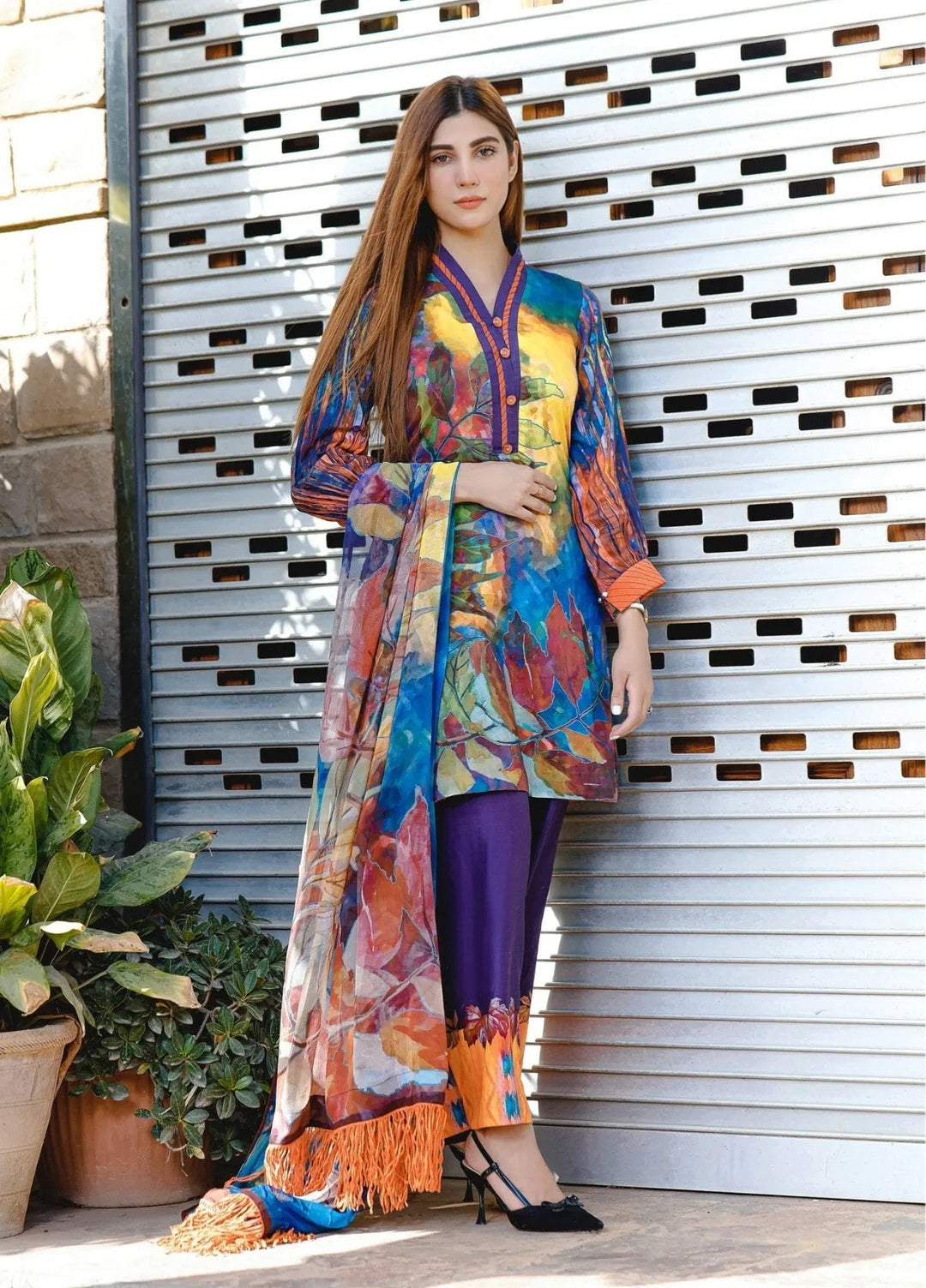 Feathers Pret Printed Lawn 3 Piece Suit Fairytale