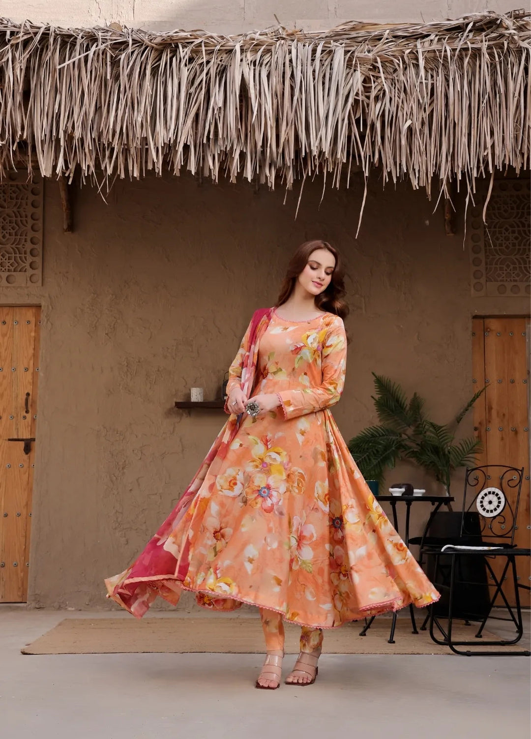 Feathers Pret Printed Lawn 3 Piece Suit Gardenia