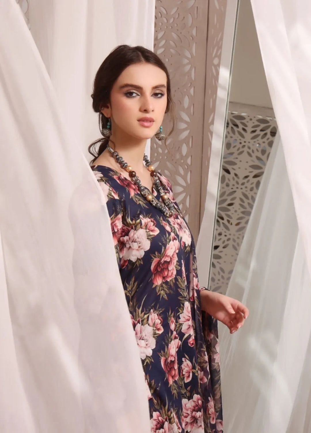 Feathers Pret Printed Lawn 3 Piece Suit Illusion Blush