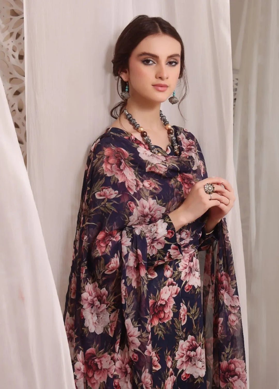 Feathers Pret Printed Lawn 3 Piece Suit Illusion Blush