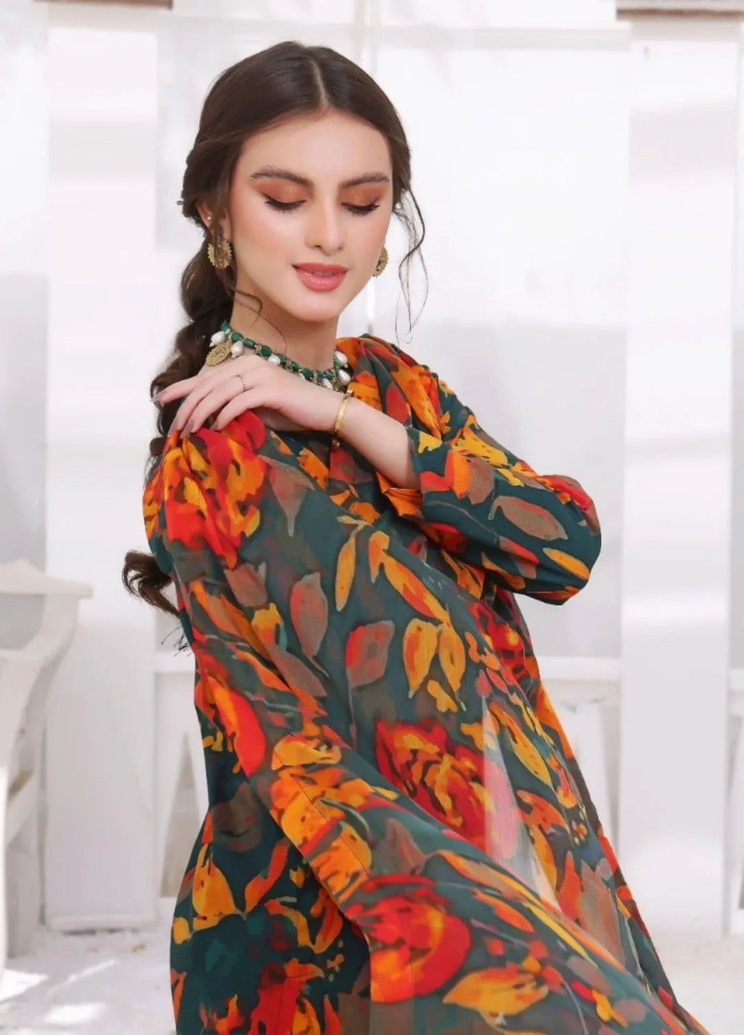 Feathers Pret Printed Lawn 3 Piece Suit Irsa