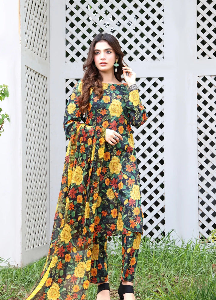 Feathers Pret Printed Lawn 3 Piece Suit Kalon
