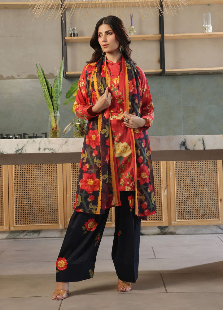 Feathers Pret Printed Lawn 3 Piece Suit Kohzest