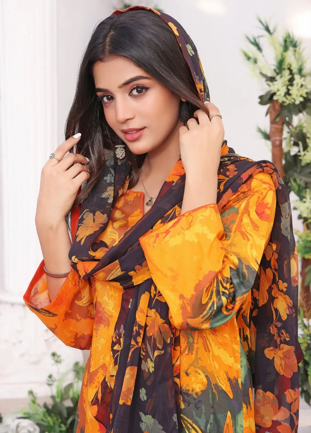 Feathers Pret Printed Lawn 3 Piece Suit Maham
