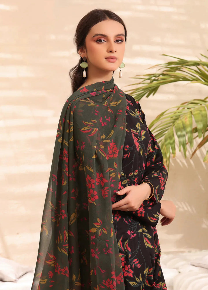 Feathers Pret Printed Lawn 3 Piece Suit Mia