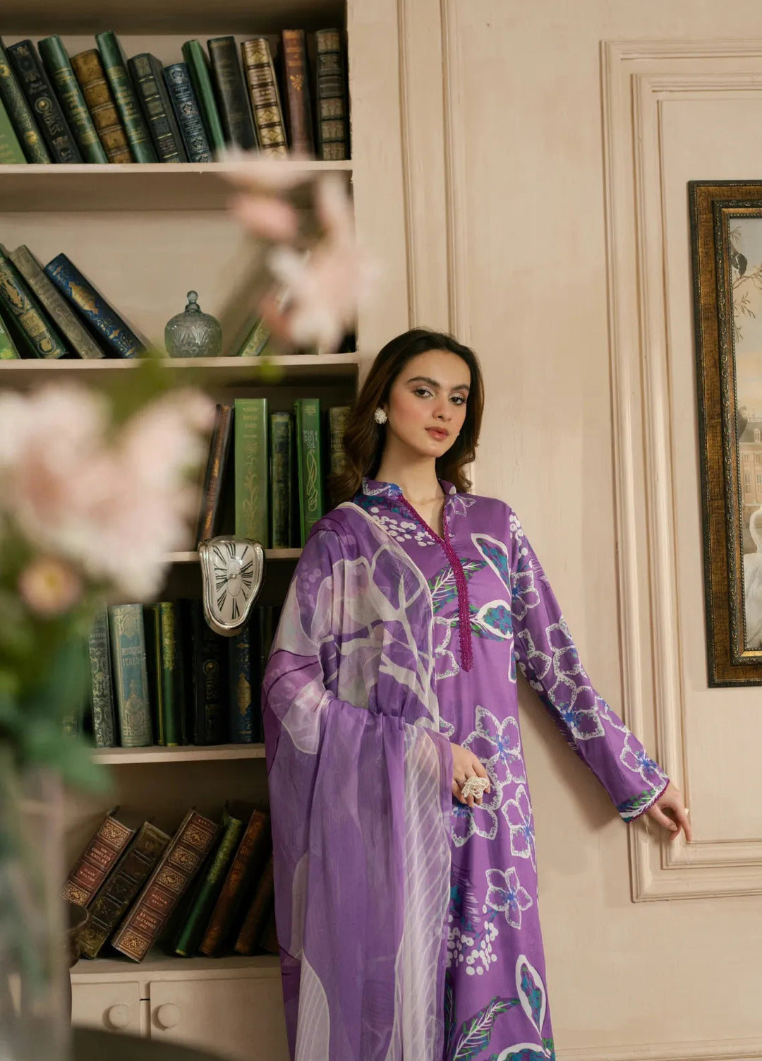 Feathers Pret Printed Lawn 3 Piece Suit Norq
