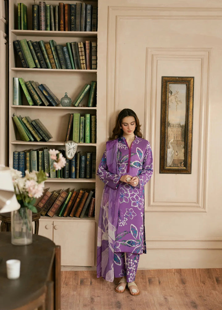 Feathers Pret Printed Lawn 3 Piece Suit Norq