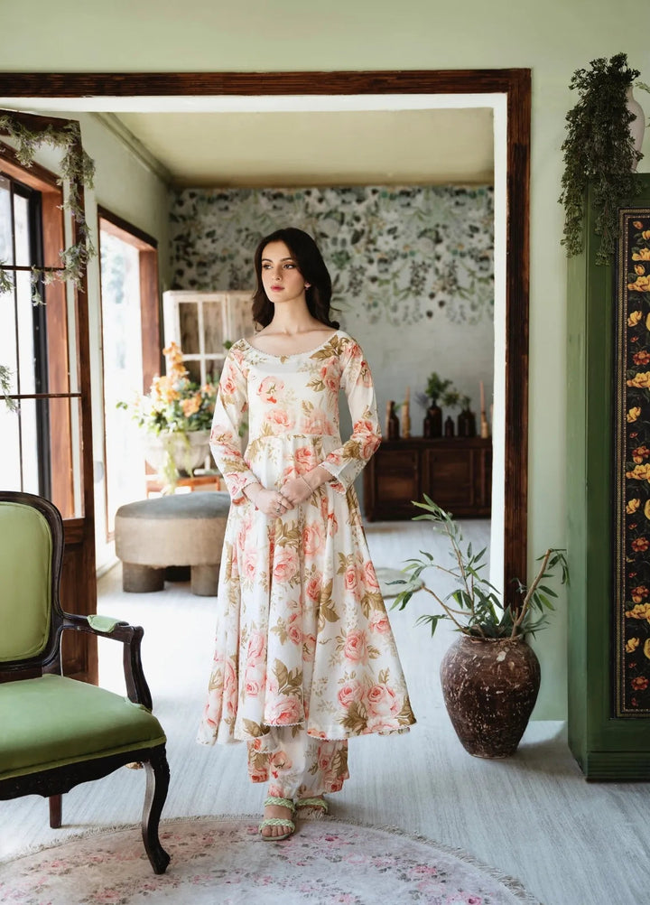 Feathers Pret Printed Lawn 3 Piece Suit Roselily