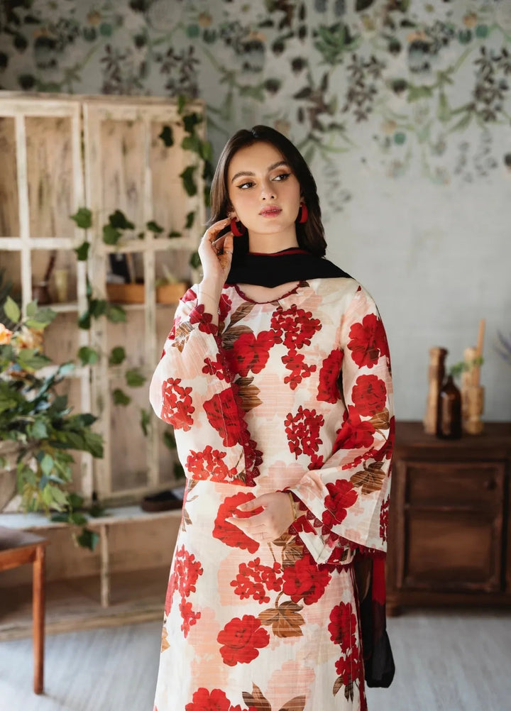 Feathers Pret Printed Lawn 3 Piece Suit Secret Garden