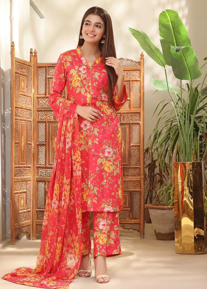 Feathers Pret Printed Lawn 3 Piece Suit Sophie