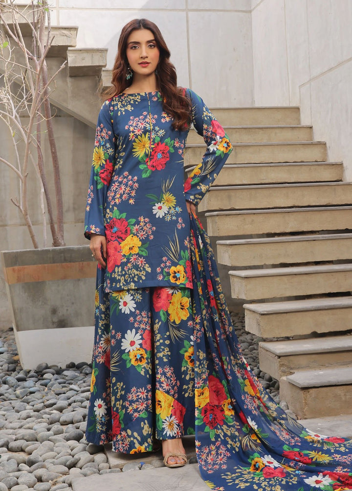 Feathers Pret Printed Lawn 3 Piece Suit Zarwyn