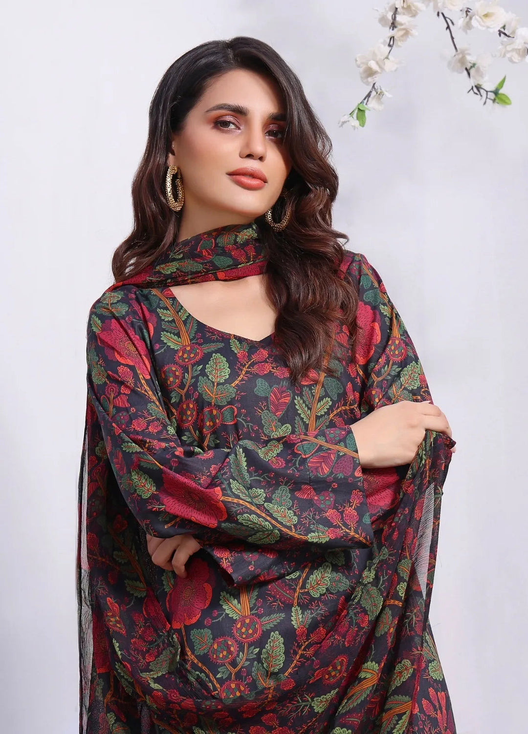 Feathers Pret Printed Lawn 3 Piece Suit Zuriel