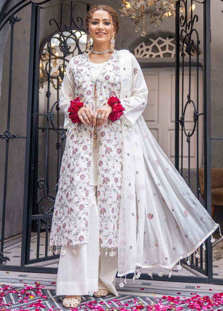 Feroza Embroidered Lawn Suits Unstitched 3 Piece FZ23LL D-01 - Spring / Summer Collection