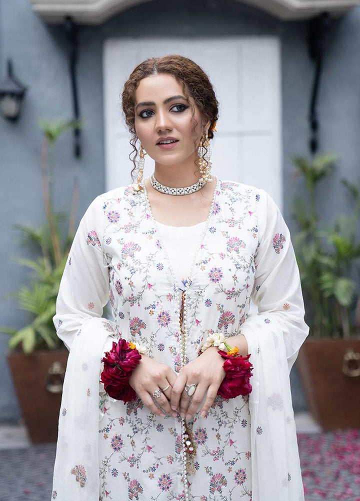 Feroza Embroidered Lawn Suits Unstitched 3 Piece FZ23LL D-01 - Spring / Summer Collection