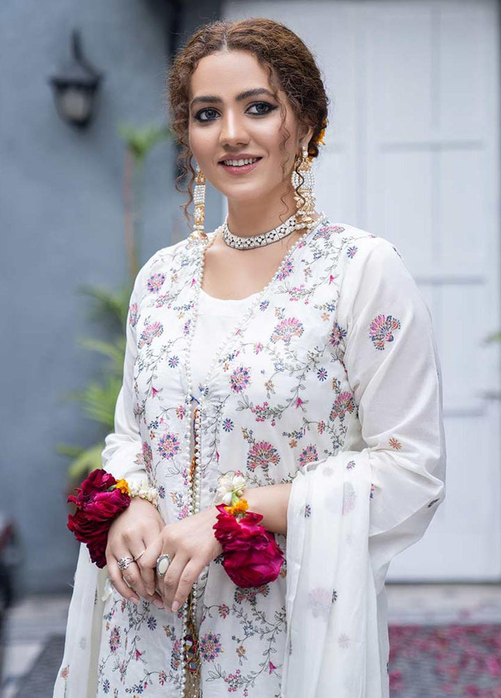 Feroza Embroidered Lawn Suits Unstitched 3 Piece FZ23LL D-01 - Spring / Summer Collection