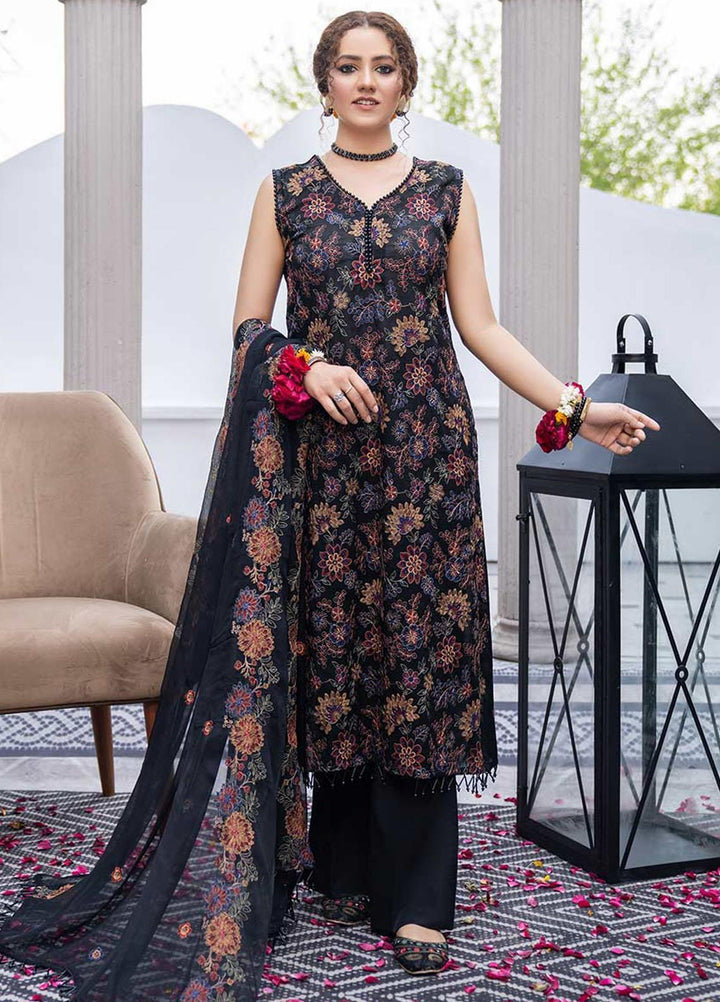 Feroza Embroidered Lawn Suits Unstitched 3 Piece FZ23LL D-02 - Spring / Summer Collection