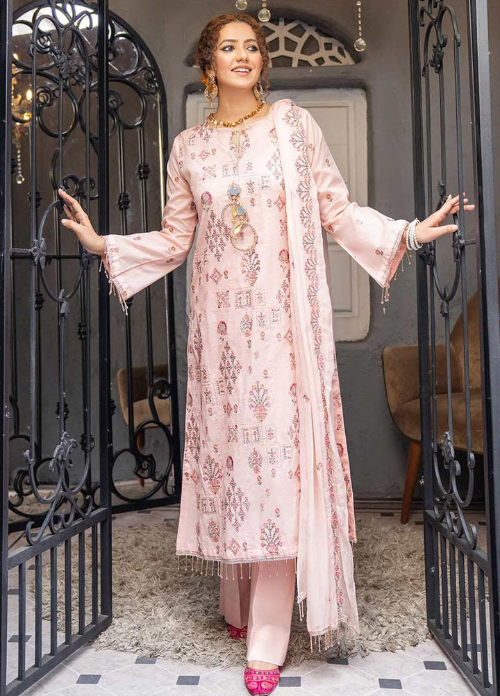 Feroza Embroidered Lawn Suits Unstitched 3 Piece FZ23LL D-03 - Spring / Summer Collection