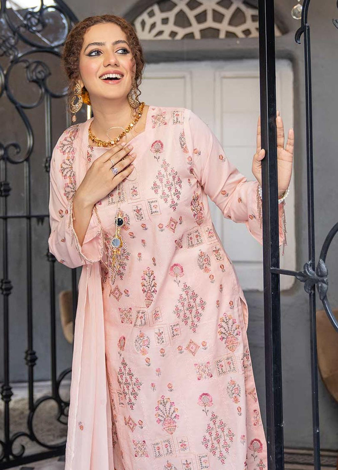 Feroza Embroidered Lawn Suits Unstitched 3 Piece FZ23LL D-03 - Spring / Summer Collection
