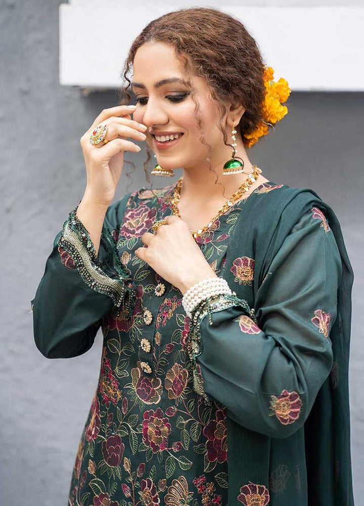 Feroza Embroidered Lawn Suits Unstitched 3 Piece FZ23LL D-04 - Spring / Summer Collection