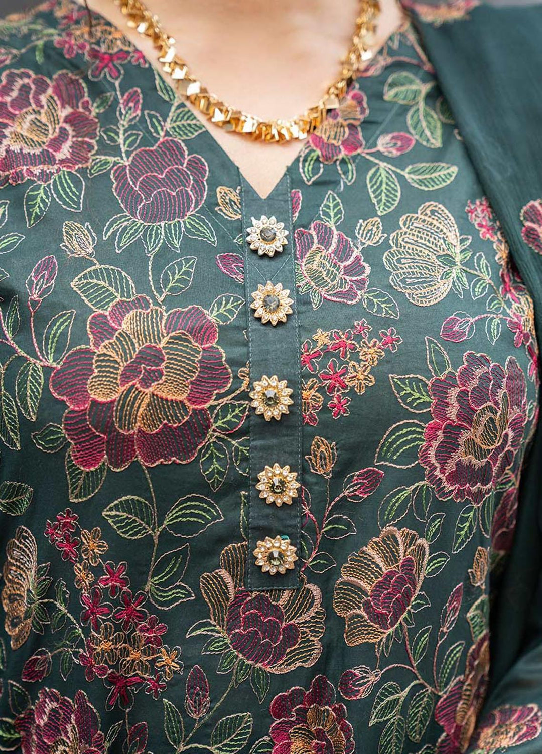 Feroza Embroidered Lawn Suits Unstitched 3 Piece FZ23LL D-04 - Spring / Summer Collection