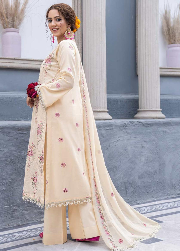Feroza Embroidered Lawn Suits Unstitched 3 Piece FZ23LL D-05 - Spring / Summer Collection