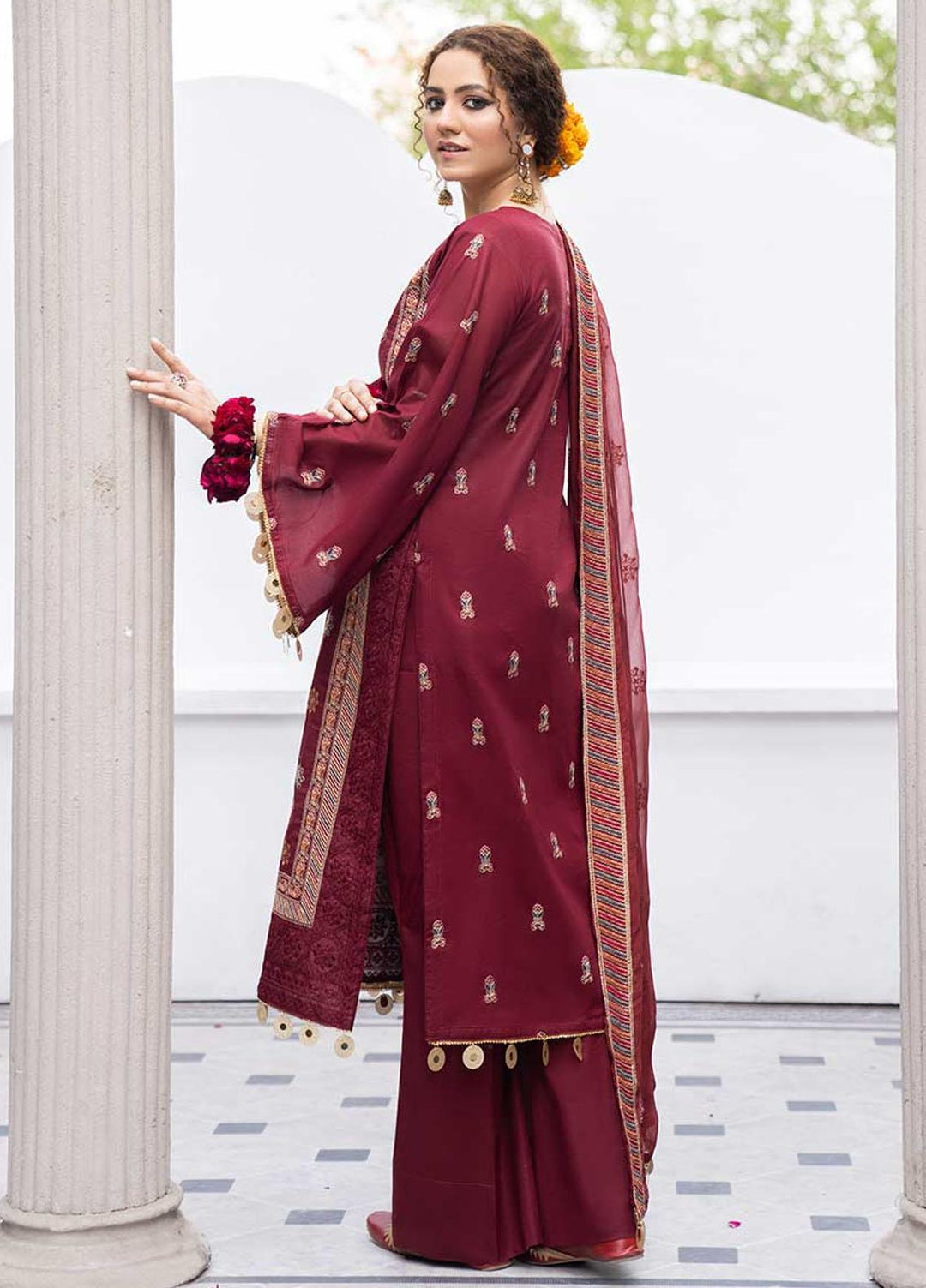 Feroza Embroidered Lawn Suits Unstitched 3 Piece FZ23LL D-06 - Spring / Summer Collection