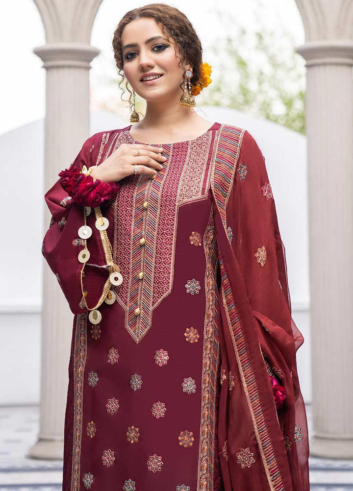 Feroza Embroidered Lawn Suits Unstitched 3 Piece FZ23LL D-06 - Spring / Summer Collection