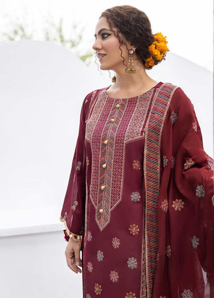 Feroza Embroidered Lawn Suits Unstitched 3 Piece FZ23LL D-06 - Spring / Summer Collection