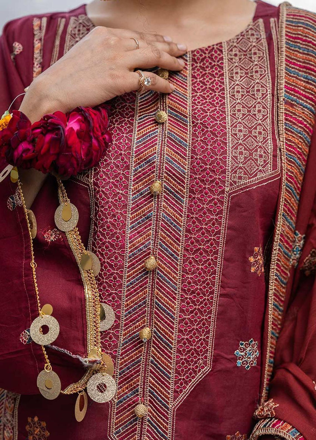 Feroza Embroidered Lawn Suits Unstitched 3 Piece FZ23LL D-06 - Spring / Summer Collection