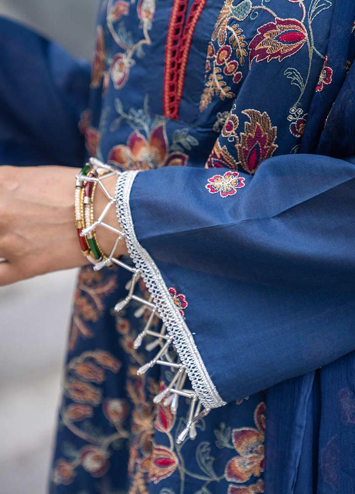 Feroza Embroidered Lawn Suits Unstitched 3 Piece FZ23LL D-07 - Spring / Summer Collection