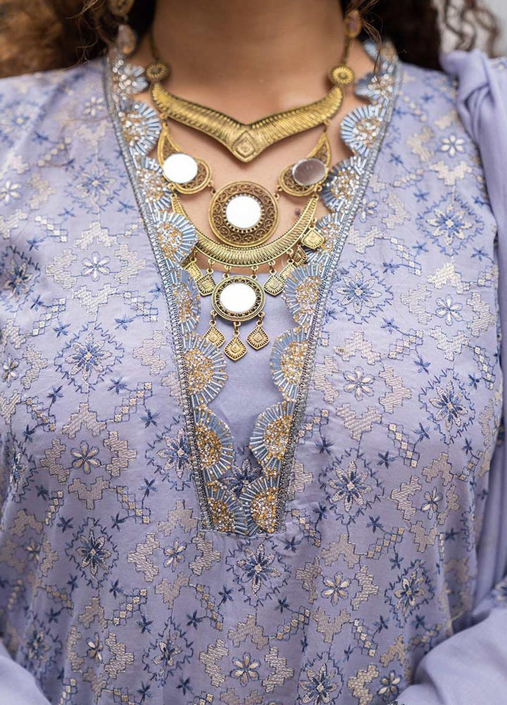 Feroza Embroidered Lawn Suits Unstitched 3 Piece FZ23LL D-08 - Spring / Summer Collection