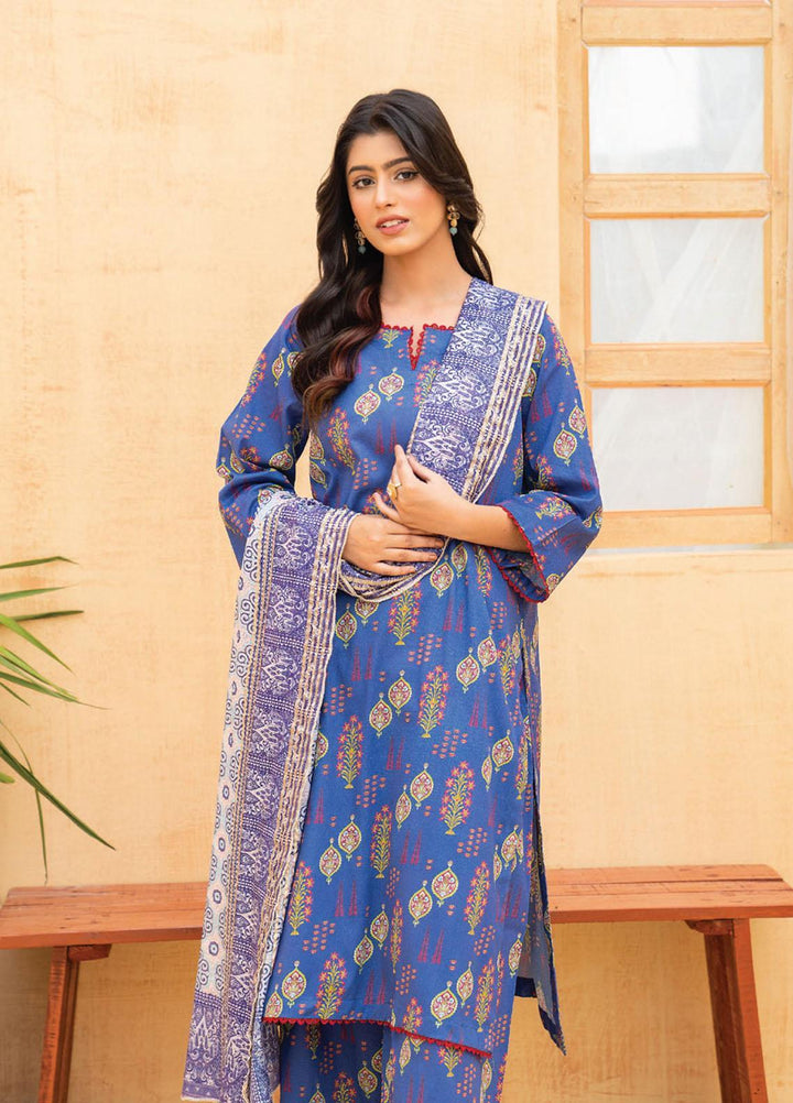 Feroza Printed  Suits Unstitched 3 Piece FZ23D D-01 - Summer Collection