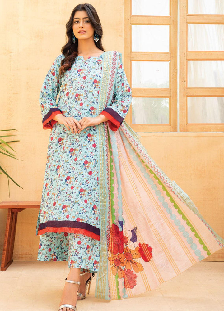 Feroza Printed  Suits Unstitched 3 Piece FZ23D D-02 - Summer Collection