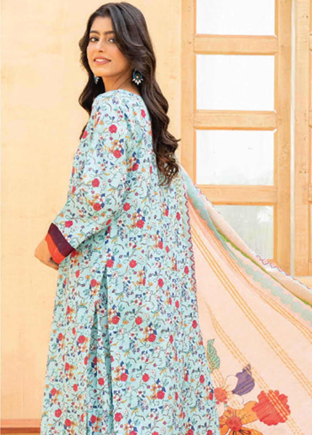Feroza Printed  Suits Unstitched 3 Piece FZ23D D-02 - Summer Collection