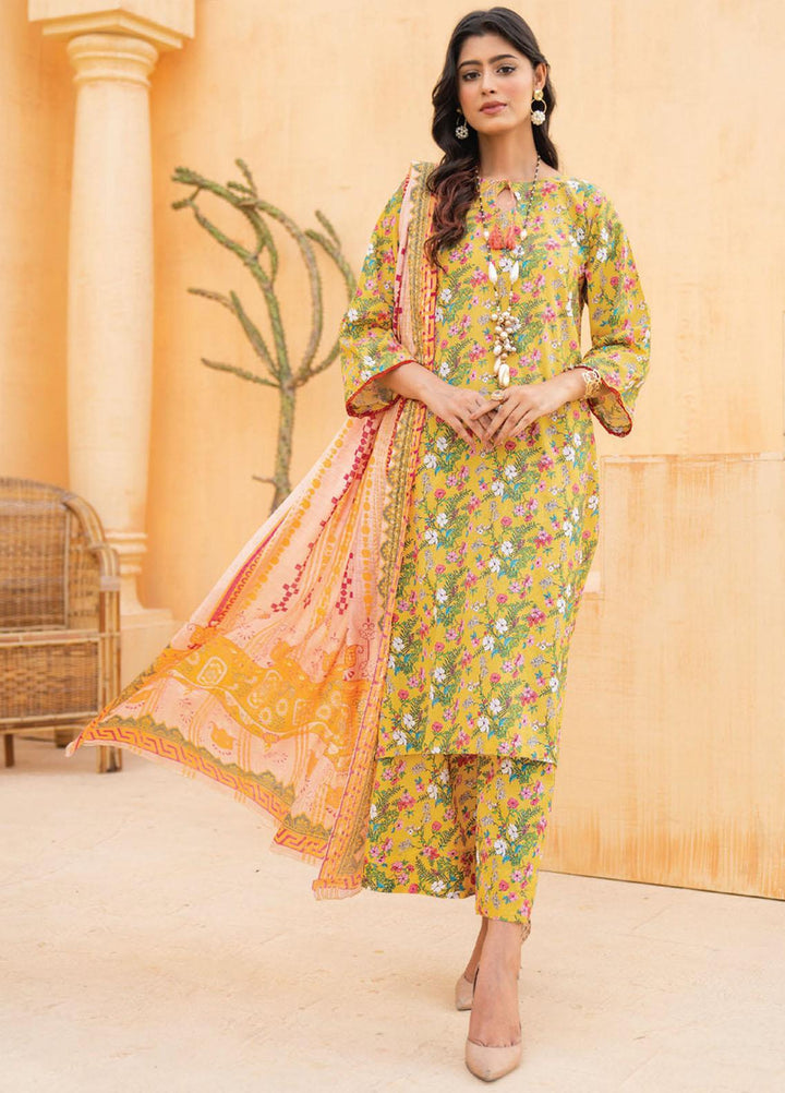 Feroza Printed  Suits Unstitched 3 Piece FZ23D D-03 - Summer Collection