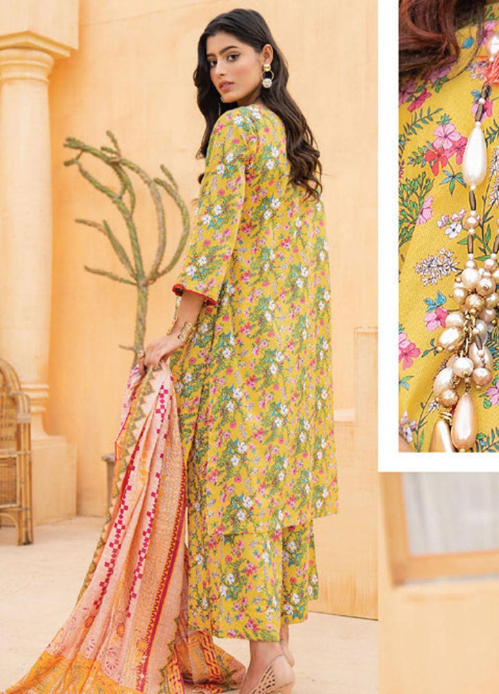 Feroza Printed  Suits Unstitched 3 Piece FZ23D D-03 - Summer Collection