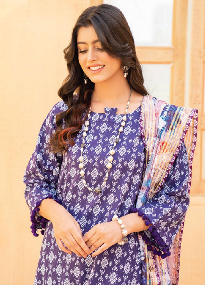 Feroza Printed  Suits Unstitched 3 Piece FZ23D D-04 - Summer Collection