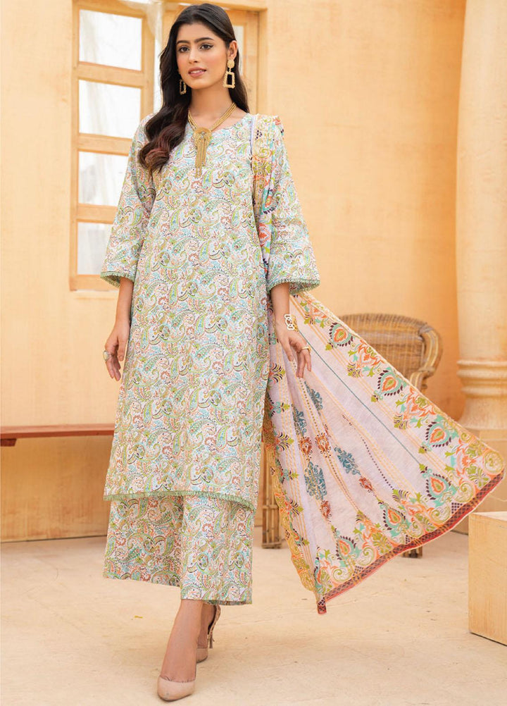 Feroza Printed  Suits Unstitched 3 Piece FZ23D D-05 - Summer Collection