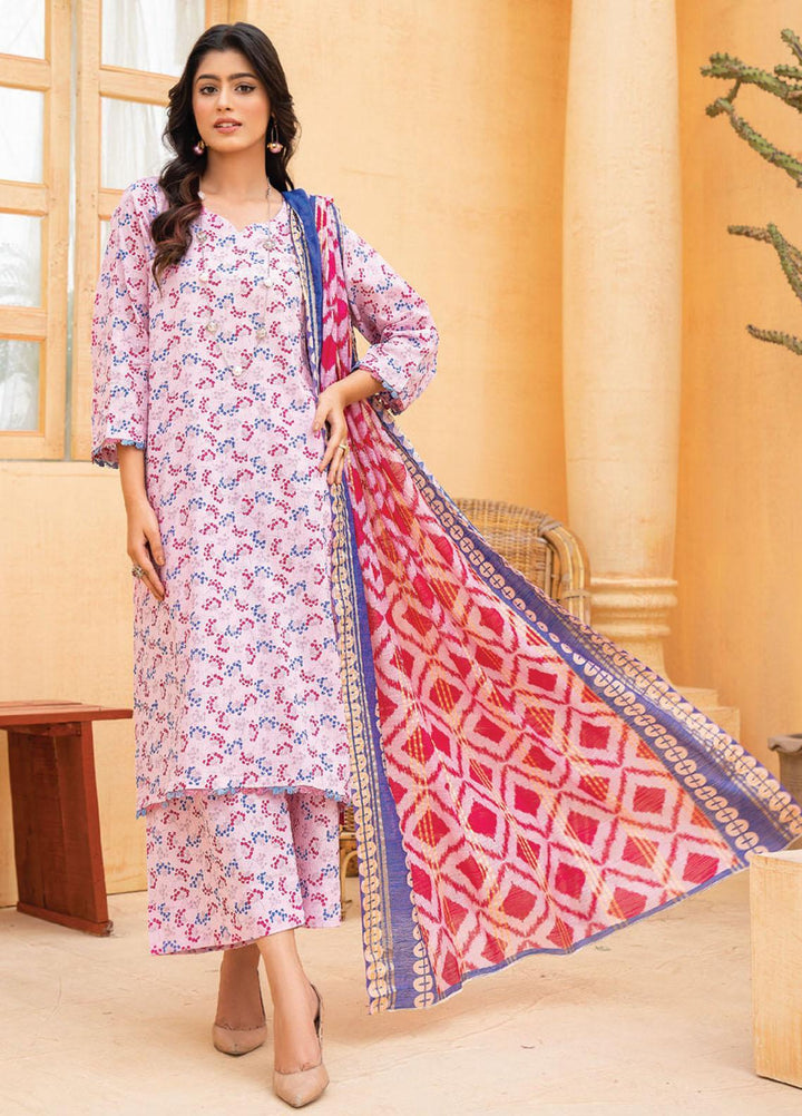 Feroza Printed  Suits Unstitched 3 Piece FZ23D D-07 - Summer Collection