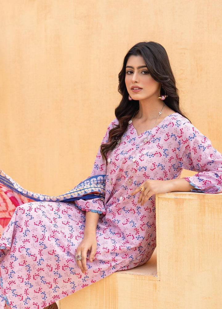 Feroza Printed  Suits Unstitched 3 Piece FZ23D D-07 - Summer Collection