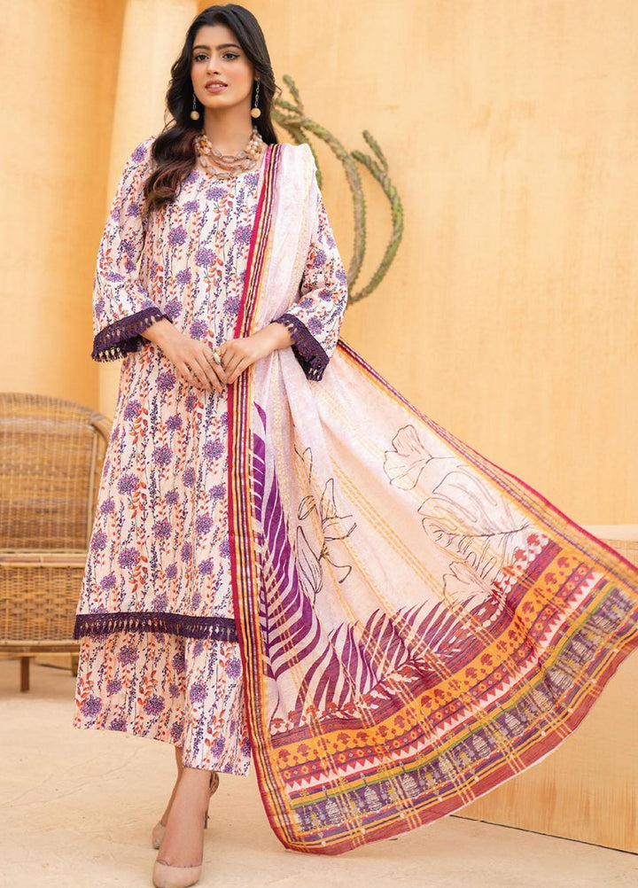 Feroza Printed  Suits Unstitched 3 Piece FZ23D D-09 - Summer Collection