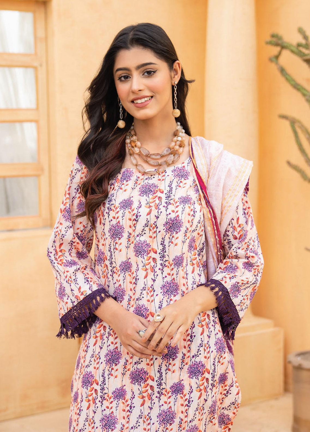 Feroza Printed  Suits Unstitched 3 Piece FZ23D D-09 - Summer Collection