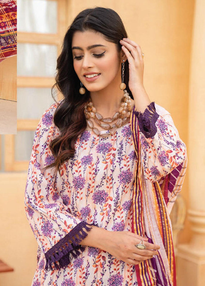 Feroza Printed  Suits Unstitched 3 Piece FZ23D D-09 - Summer Collection