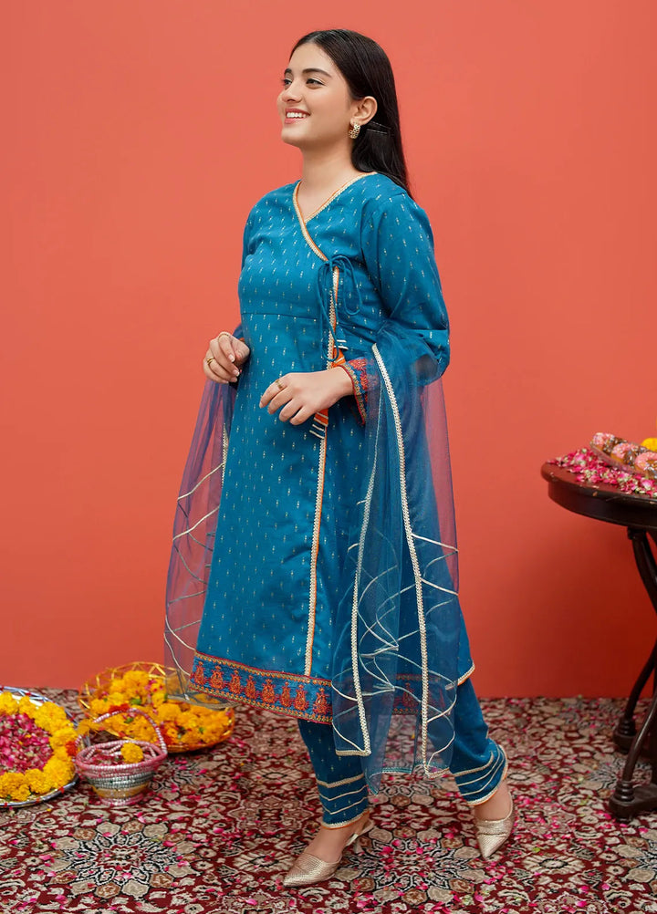 Festive Ensemble By Modest Pret Casual Cotton 3 Piece Suit 8375