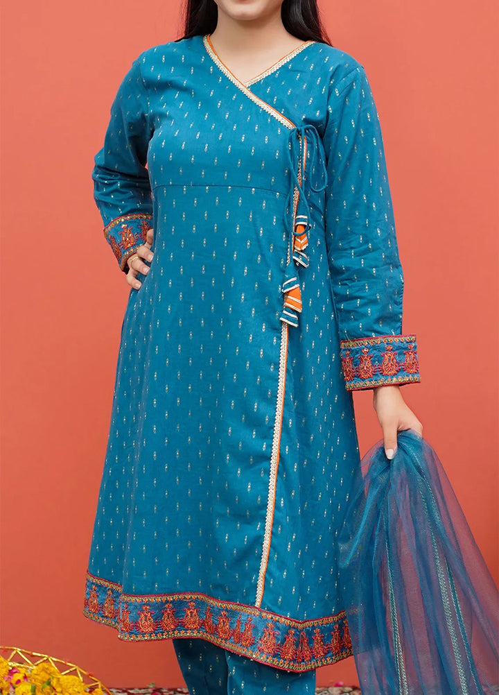 Festive Ensemble By Modest Pret Casual Cotton 3 Piece Suit 8375