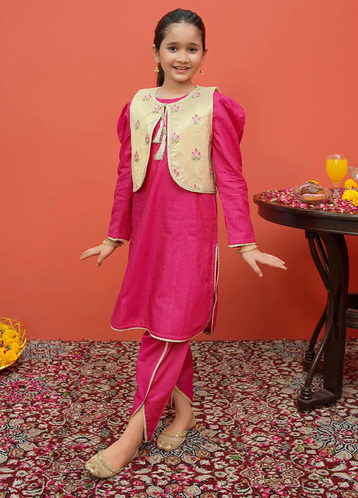 Festive Ensemble By Modest Pret Casual Cotton 3 Piece Suit 8405
